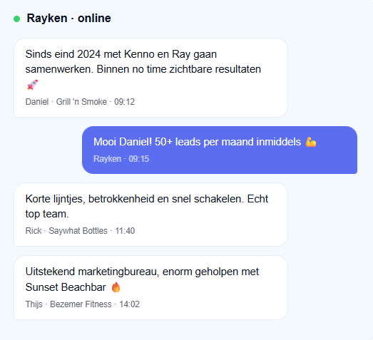 Google review van Grill 'n Smoke over Rayken